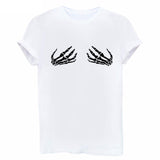 Women's Skeleton Hands T-Shirt Women's Skeleton Hands T-Shirt