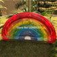 Giant Rainbow Inflatable Pool Float