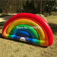 Giant Rainbow Inflatable Pool Float