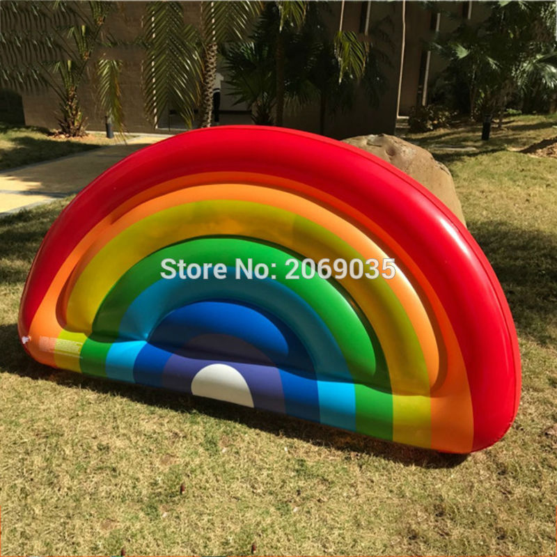 Giant Rainbow Inflatable Pool Float