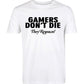 Gamers Don't Die They Respawn Video Game T-Shirt