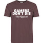 Gamers Don't Die They Respawn Video Game T-Shirt
