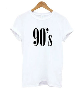90's Letters Women's T-Shirt 90's Letters Women's T-Shirt