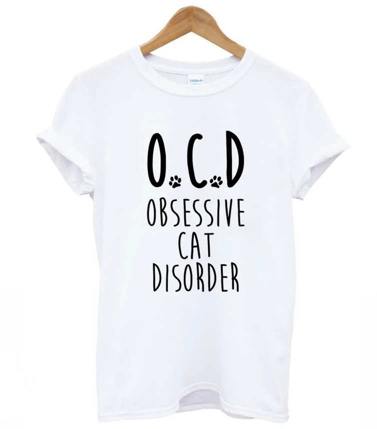 OCD Obsessive Cat Disorder Print Women T-Shirt Main image