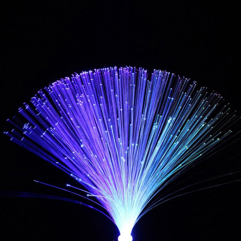 Multicolor Fiber Optic LED Lamp