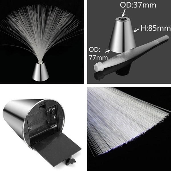 Multicolor Fiber Optic LED Lamp