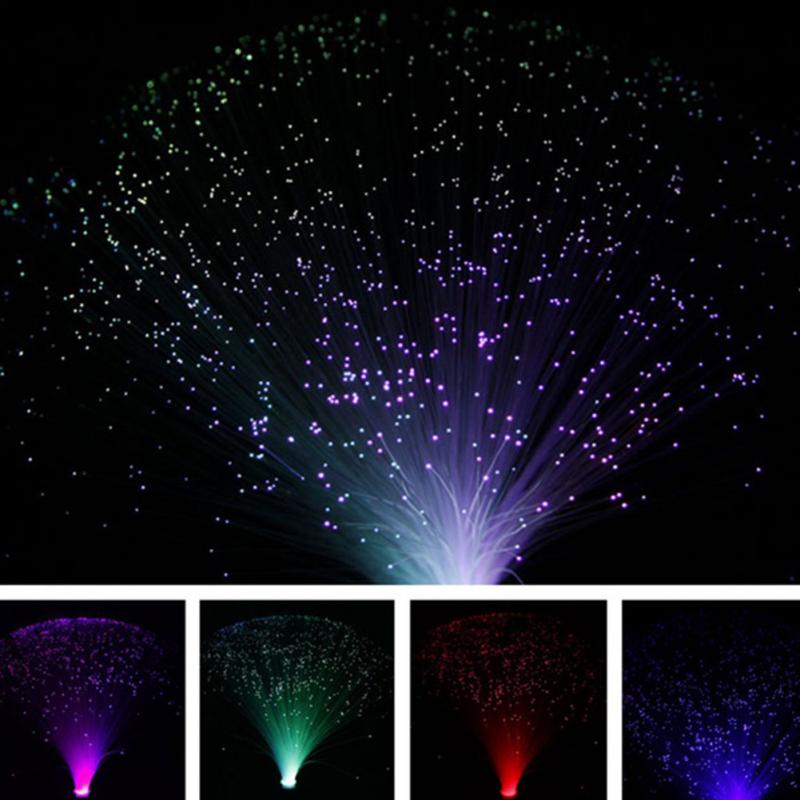 Multicolor Fiber Optic LED Lamp