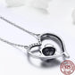 925 Sterling Silver Koala Heart Necklace