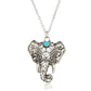 Boho Elephant Pendant Necklace