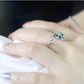 silver cat ring kitty ring cats eye ring