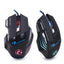 Estone X7 3200DPI LED Optical 7D USB Wired Gaming Mouse - BLACK