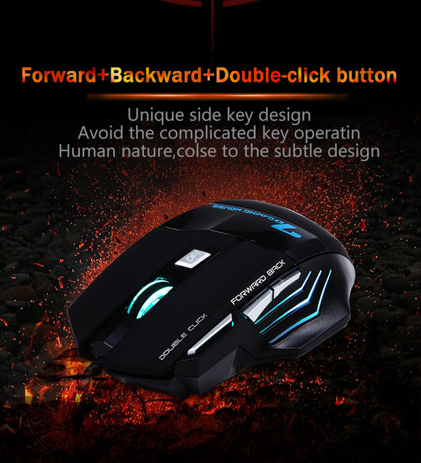Wired Gaming Mouse 7 Button 5500 DPI Game Mouse