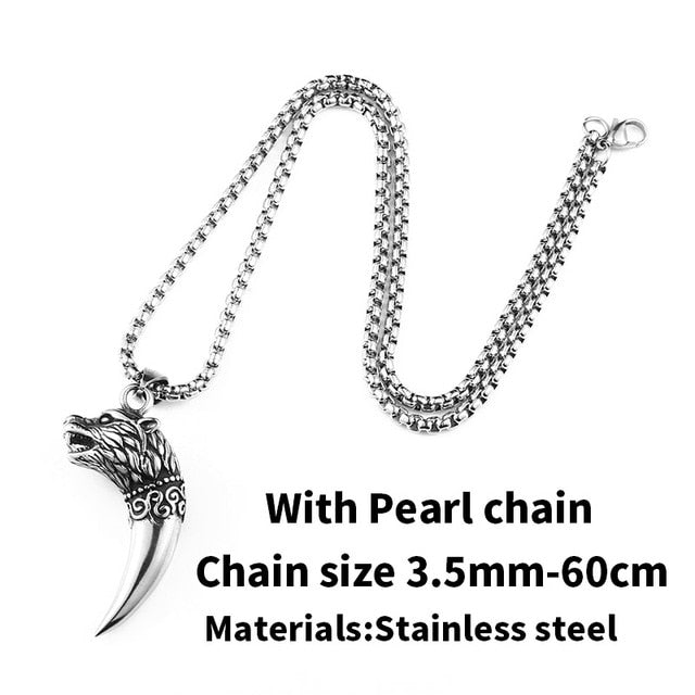 Wolf Fang Tooth Necklace