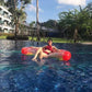 Giant Rainbow Inflatable Pool Float