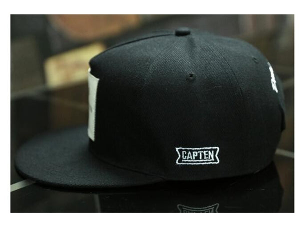 BROOKLYN Letters Solid Color Patch Snapback Hat