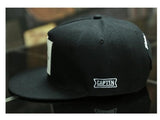 BROOKLYN Letters Solid Color Patch Snapback Hat BROOKLYN Letters Solid Color Patch Snapback Hat
