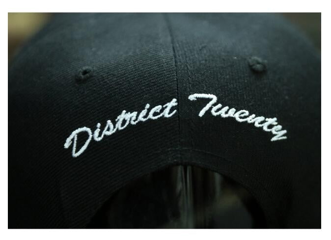 BROOKLYN Letters Solid Color Patch Snapback Hat