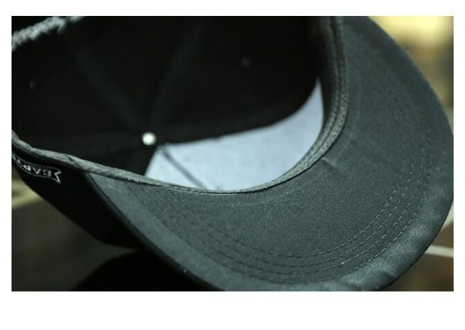 BROOKLYN Letters Solid Color Patch Snapback Hat