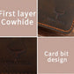 Crazy Horse Leather Mens Wallet