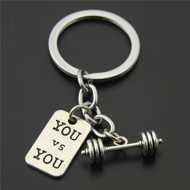 Fitness Motivation Gym Workout Keychain