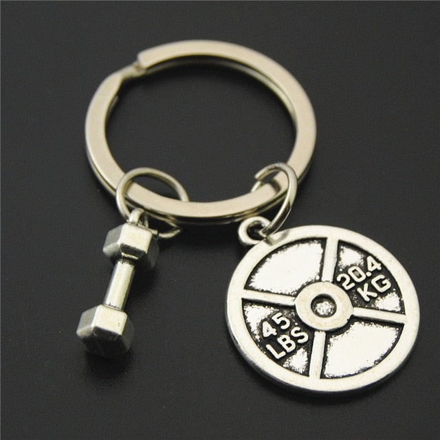 Fitness Motivation Gym Workout Keychain