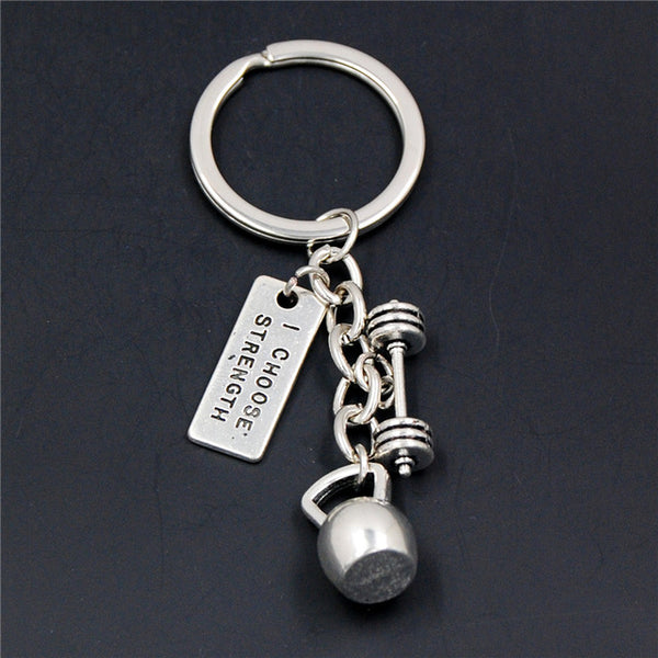 Fitness Motivation Gym Workout Keychain