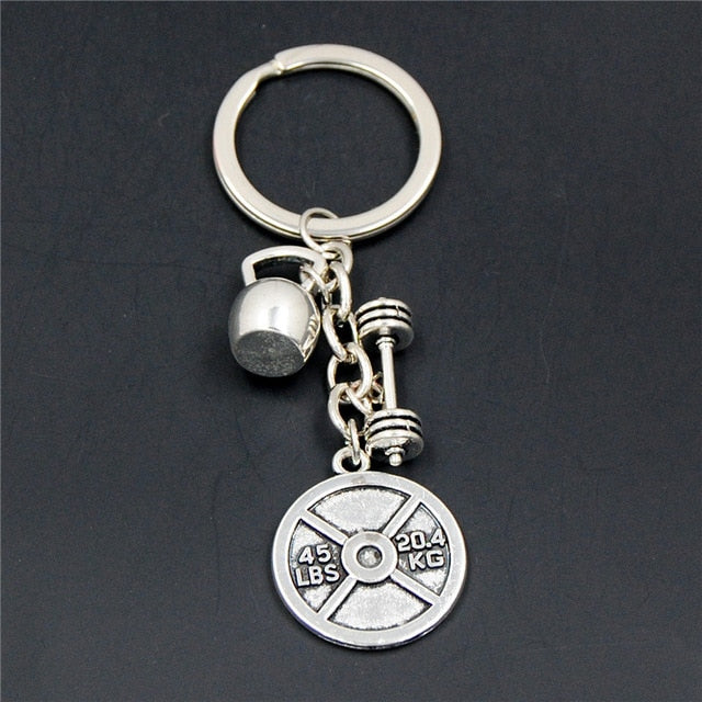 Fitness Motivation Gym Workout Keychain