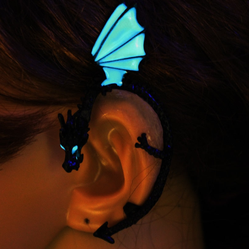 Dragon Glow in the Dark Earrings Main image
