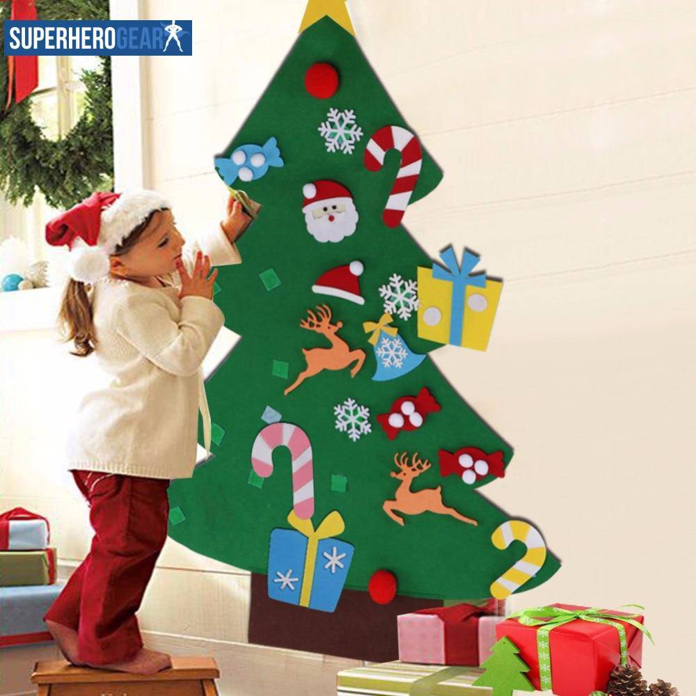 felt christmas tree felt christmas tree for toddlers diy felt christmas tree felt christmas ornaments kids felt christmas tree Main image