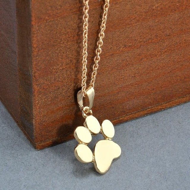 Dog Paw Print Necklace Secondary image