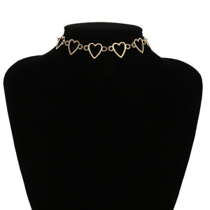 Sweet Love Heart Choker Necklace Sweet Love Heart Choker Necklace