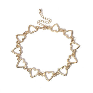Sweet Love Heart Choker Necklace Sweet Love Heart Choker Necklace