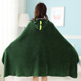 Dinosaur Hooded Blanket for Kids and Adults dinosaur hooded blanket dinosaur blanket with hood dinosaur hooded throw