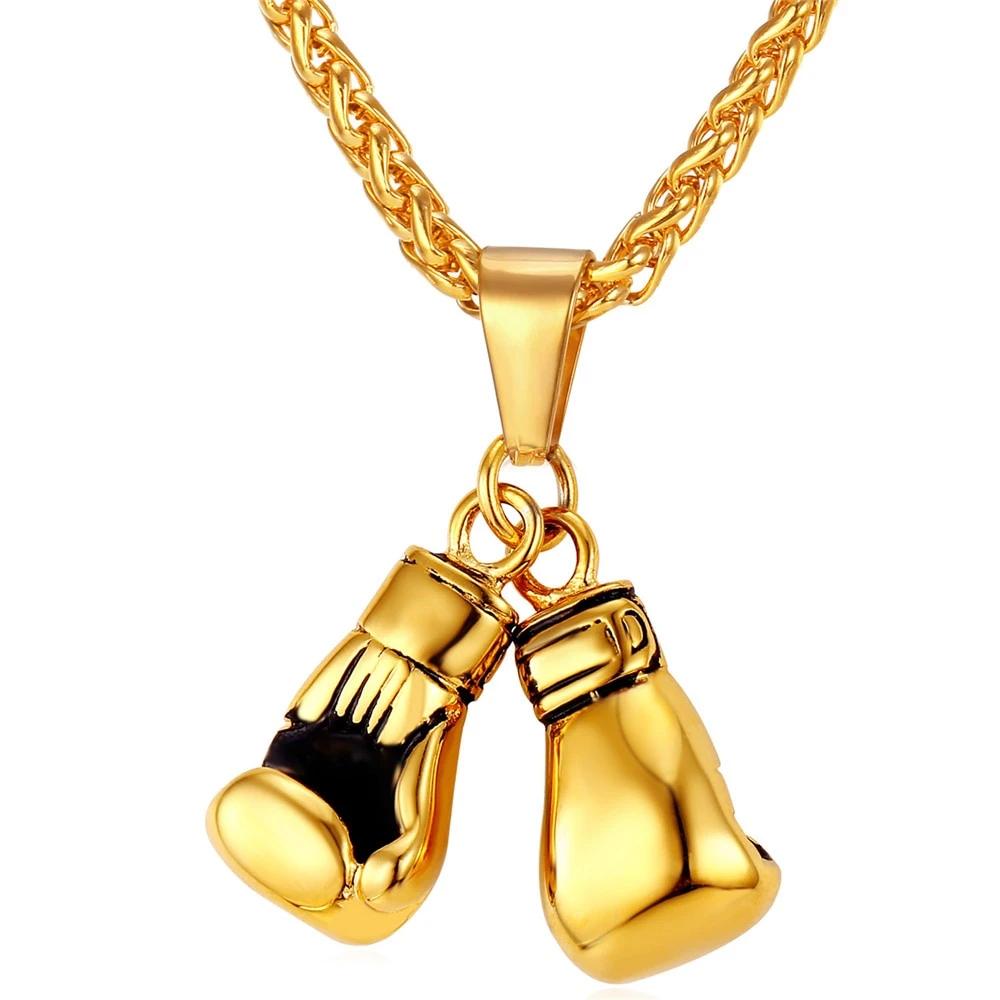 Boxing Gloves Necklace Main image