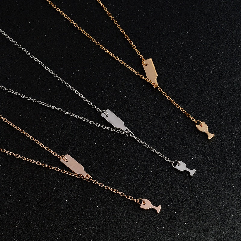 wine necklace wine glass necklace wine bottle necklace wine bottle and glass necklace wine glass necklace jewelry wine pouring necklace pouring wine necklace wine molecule necklace
