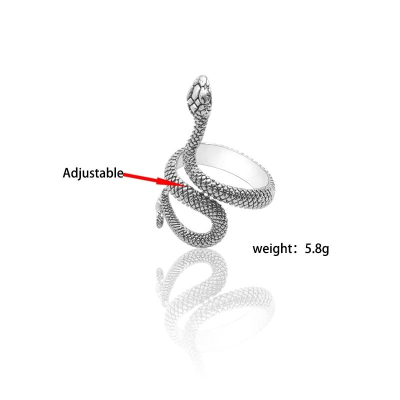 Silver Snake Ring