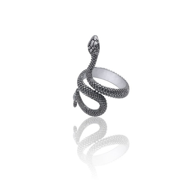 Silver Snake Ring Secondary image