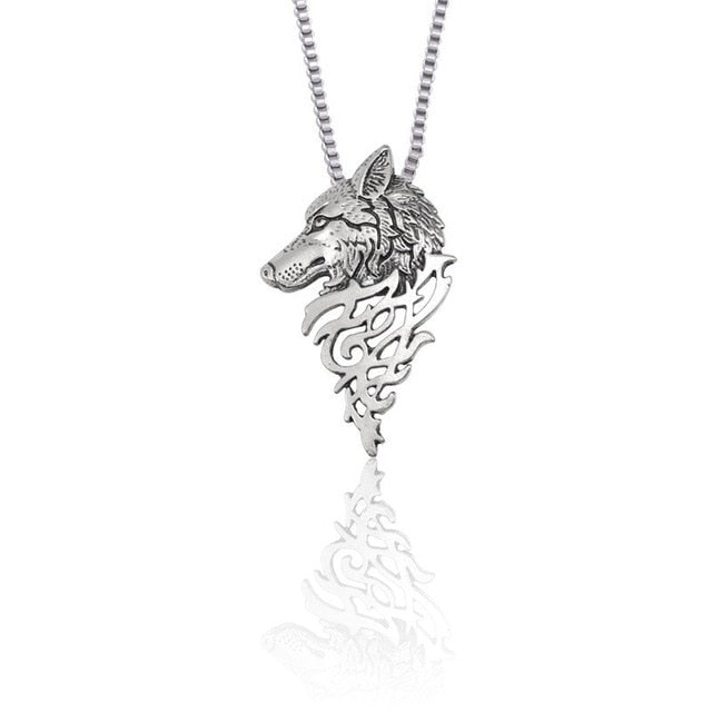 Wolf Necklace Stainless Steel