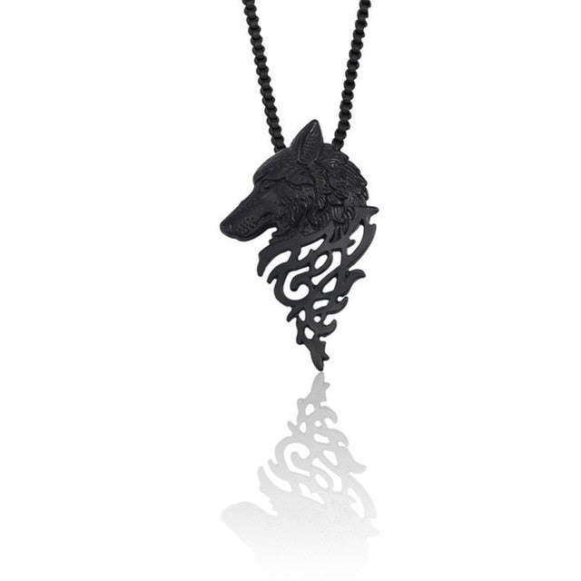 Wolf Necklace Stainless Steel