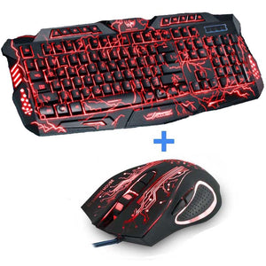 GameRaptor Tri-Color Backlight Computer Gaming Keyboard & Gaming Mouse GameRaptor Tri-Color Backlight Computer Gaming Keyboard & Gaming Mouse