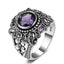 Sterling Silver Amethyst Vintage Ring