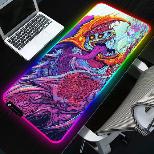 Giant Light Up LED Gaming Mouse Pad/Mouse Mat