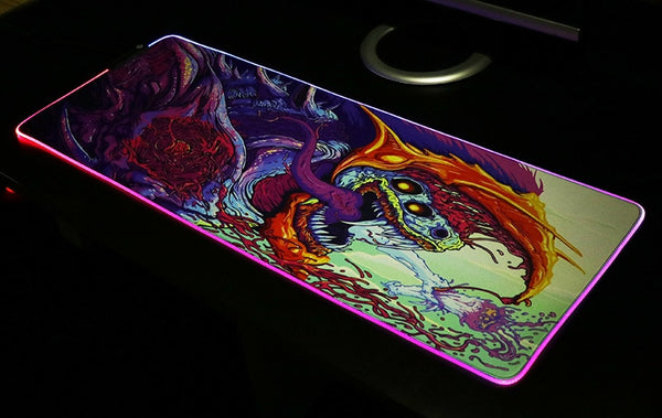 Giant Light Up LED Gaming Mouse Pad/Mouse Mat