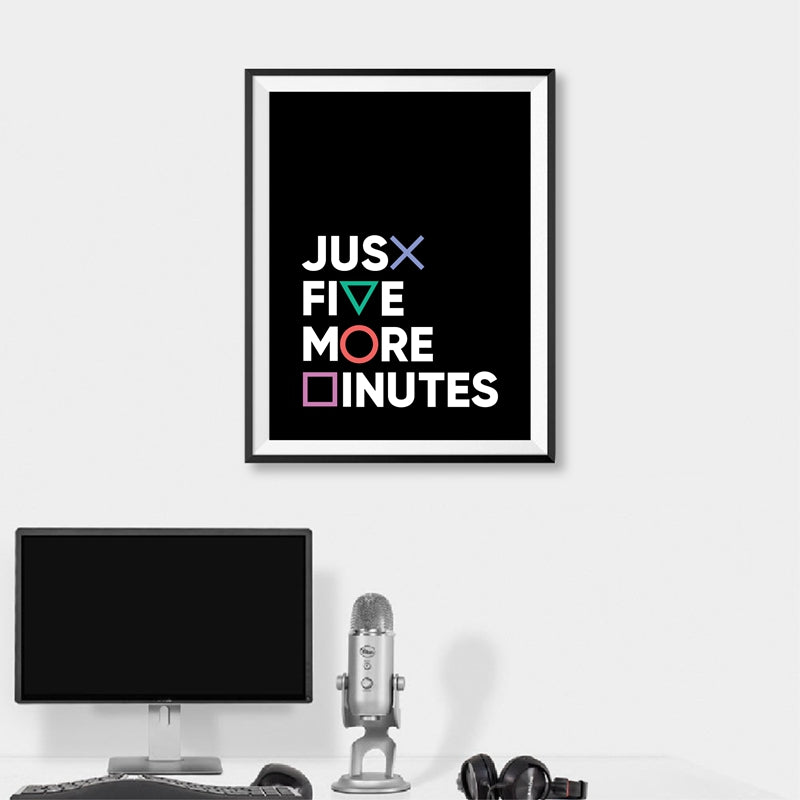 Just Five More Minutes PS Canvas Print Secondary image