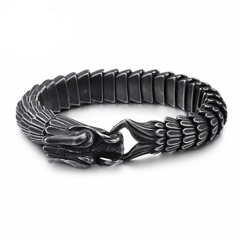 Stainless Steel Dragon Bracelet