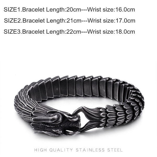 Stainless Steel Dragon Bracelet