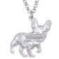 Frenchie French Bulldog Enamel Necklace