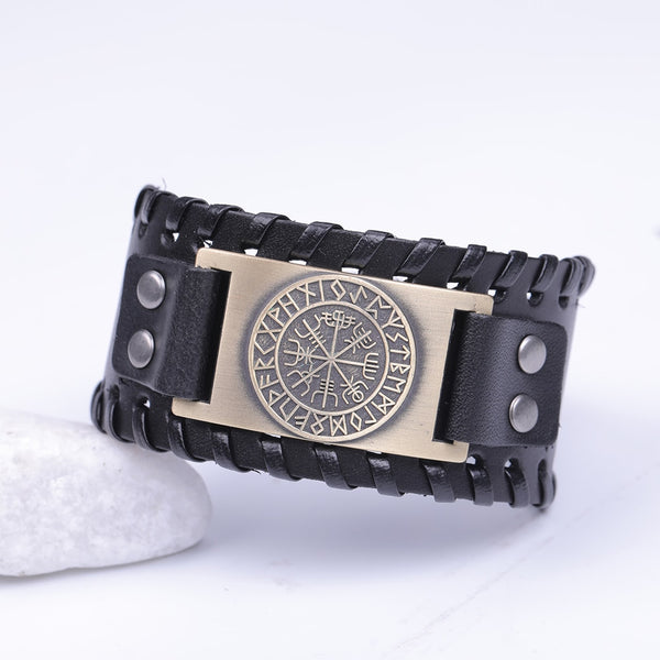 Viking Leather Strap Bracelet