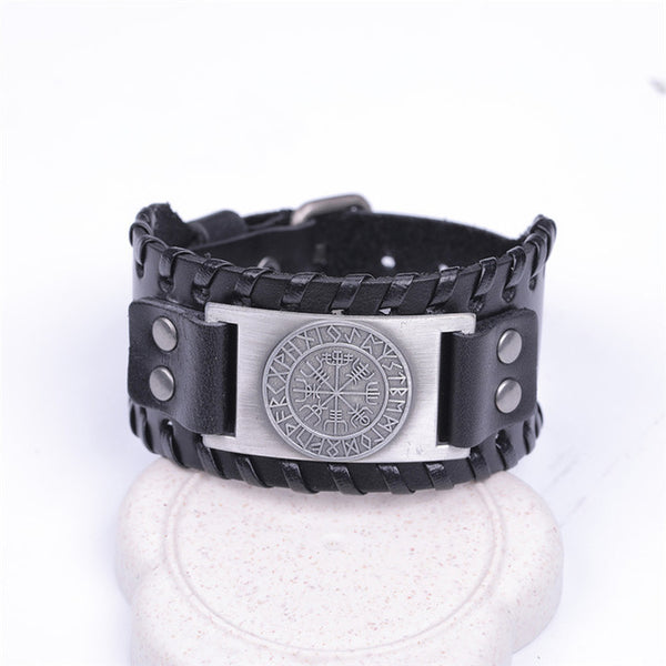 Viking Leather Strap Bracelet