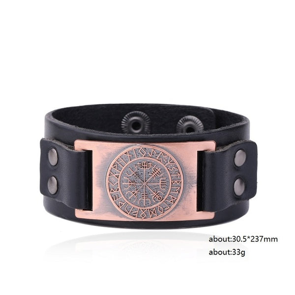 Viking Leather Strap Bracelet